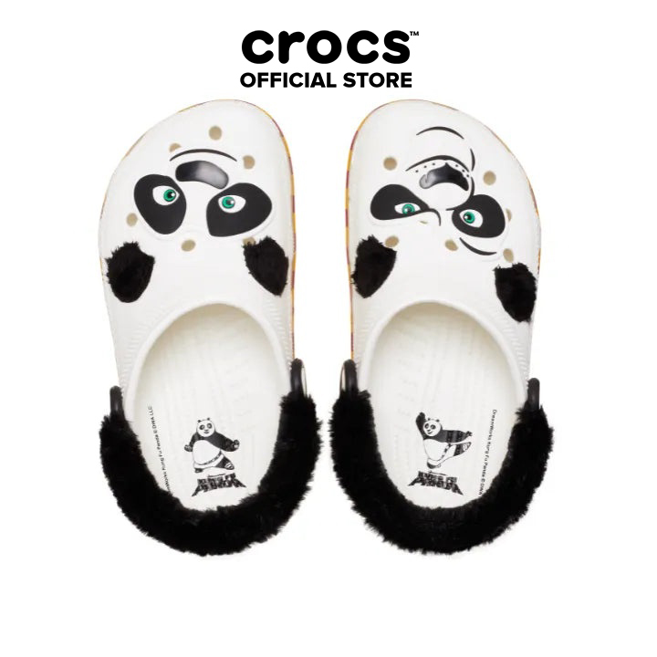 Giày Clog Trẻ Em Crocs Classic Kung Fu Panda - White