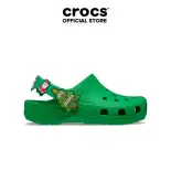 Giày Clog Trẻ Em Crocs Toddler Classic Holiday Icons Lights - Grass Green - 211889-3E8