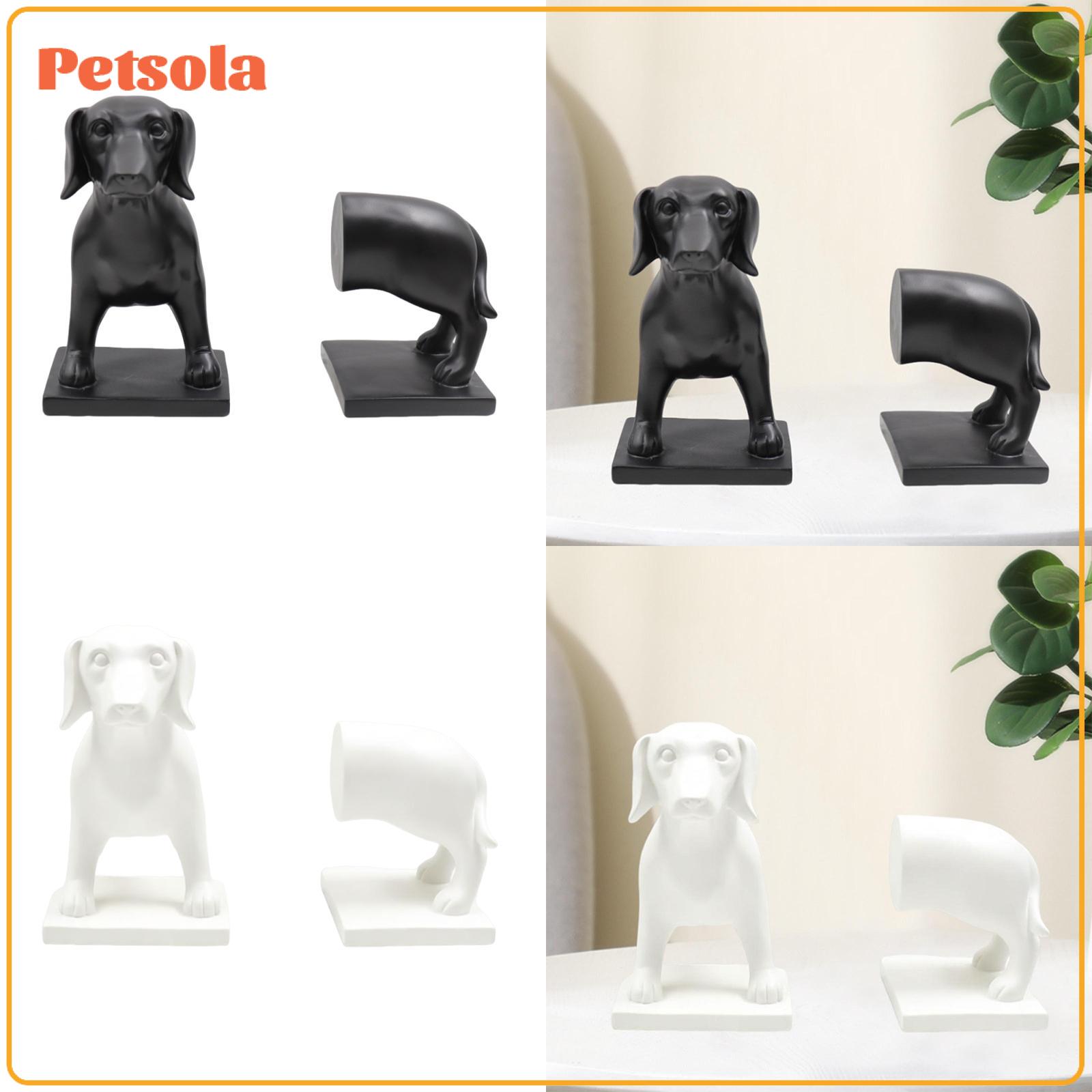 Decorative Dog Bookends Book Stand Desktop Ornament to Hold Books Decorative Artcraft Dog Sculpture for Dorm Fireplaces Room ราคา 2,772 บาท*ส่งฟรี
