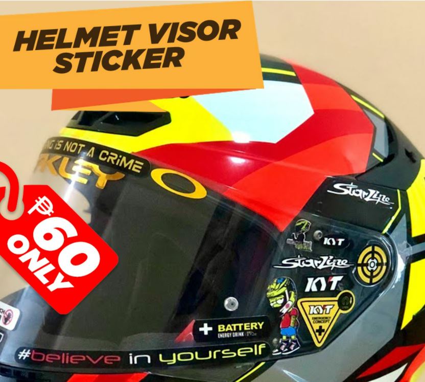 Shop Visor Helmet Sticker online 