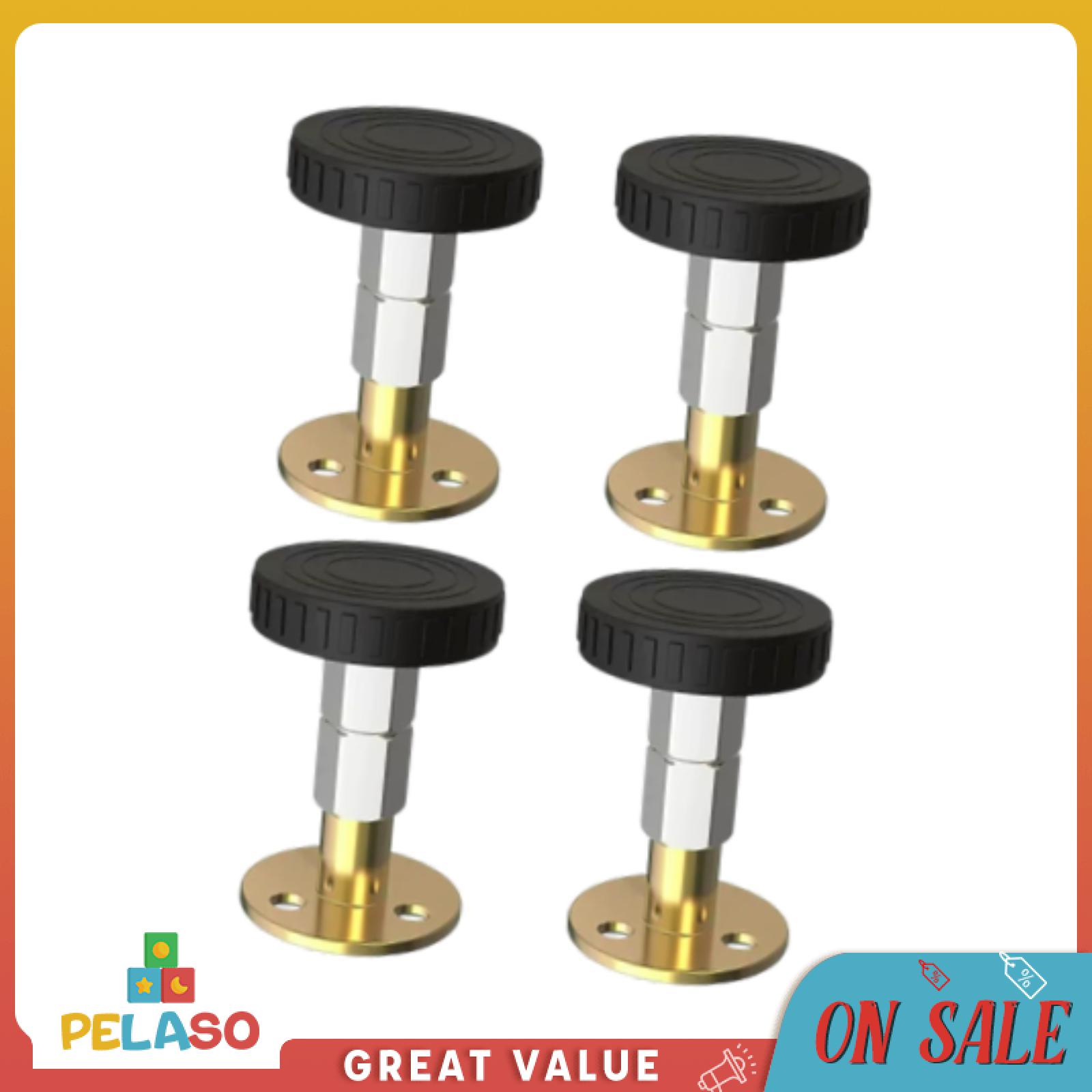 Pelaso 4 cái nút chặn đầu giường Phụ kiện giường tường nút chặn đầu giường dễ dàng lắp đặt bộ ổn định đầu giường cho ghế sofa đầu giường tường