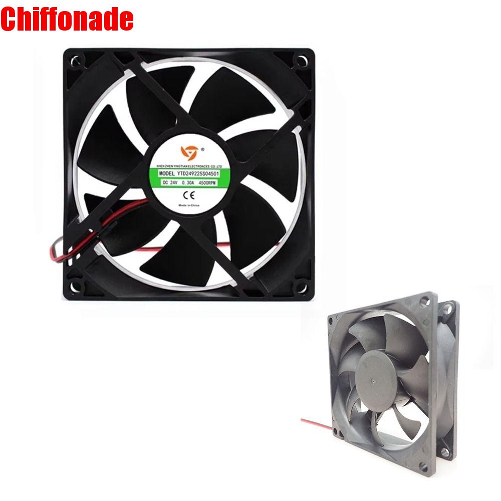 YANL MALL 9cm 24V 0.30a 4500 vòng/phút Quạt làm mát máy hàn Khối lượng không khí lớn Ống xả Quạt máy hàn Thông gió Quạt máy chủ Cho ytd249225s04501 Giá 88,000 Đồng*Miễn phí vận chuyển