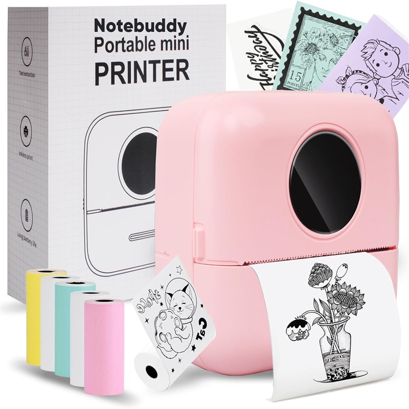 NoteBuddy By Doodle Dash Portable Mini Printer Inkless Printing
