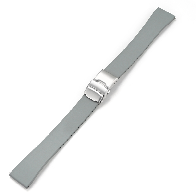 Cao Cấp Fkm Fluoro Dây đeo đồng hồ cao su 18Mm 19Mm 20Mm 21Mm 22Mm nhanh thông dụng Phát Hành Gấp kh