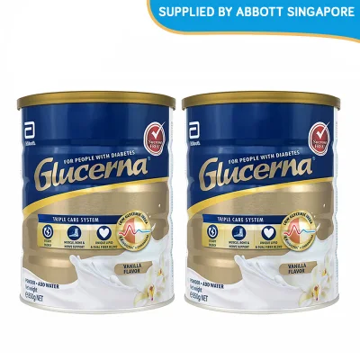 [Bundle of 2] Glucerna Triple Care Powder - Vanilla 850g