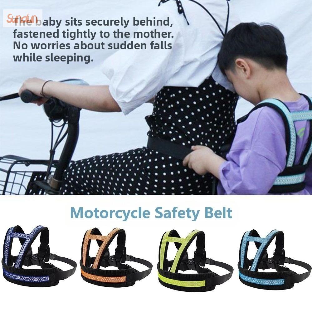 SUNDUN Thoáng khí Dây an toàn xe máy cho trẻ em Dây đeo phản quang Dây đeo có thể điều chỉnh Dây đeo an toàn cho ngực em bé Phổ quát Chống mất Dây đai an toàn cho trẻ em Dành cho trẻ em