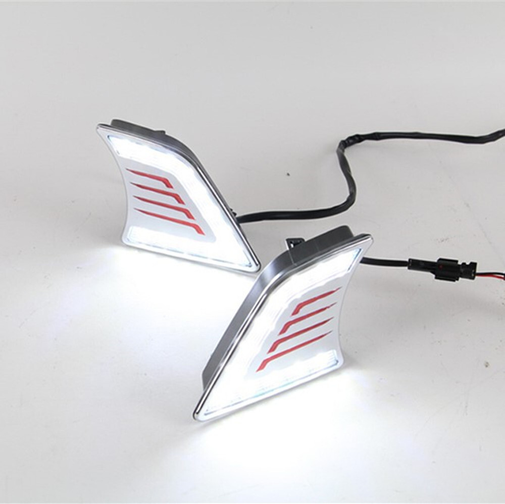 1 Pair LED DRL Daytime Running Light For Toyota Hilux Vigo 2012 2013 2014 2015 Daylight Waterproof S