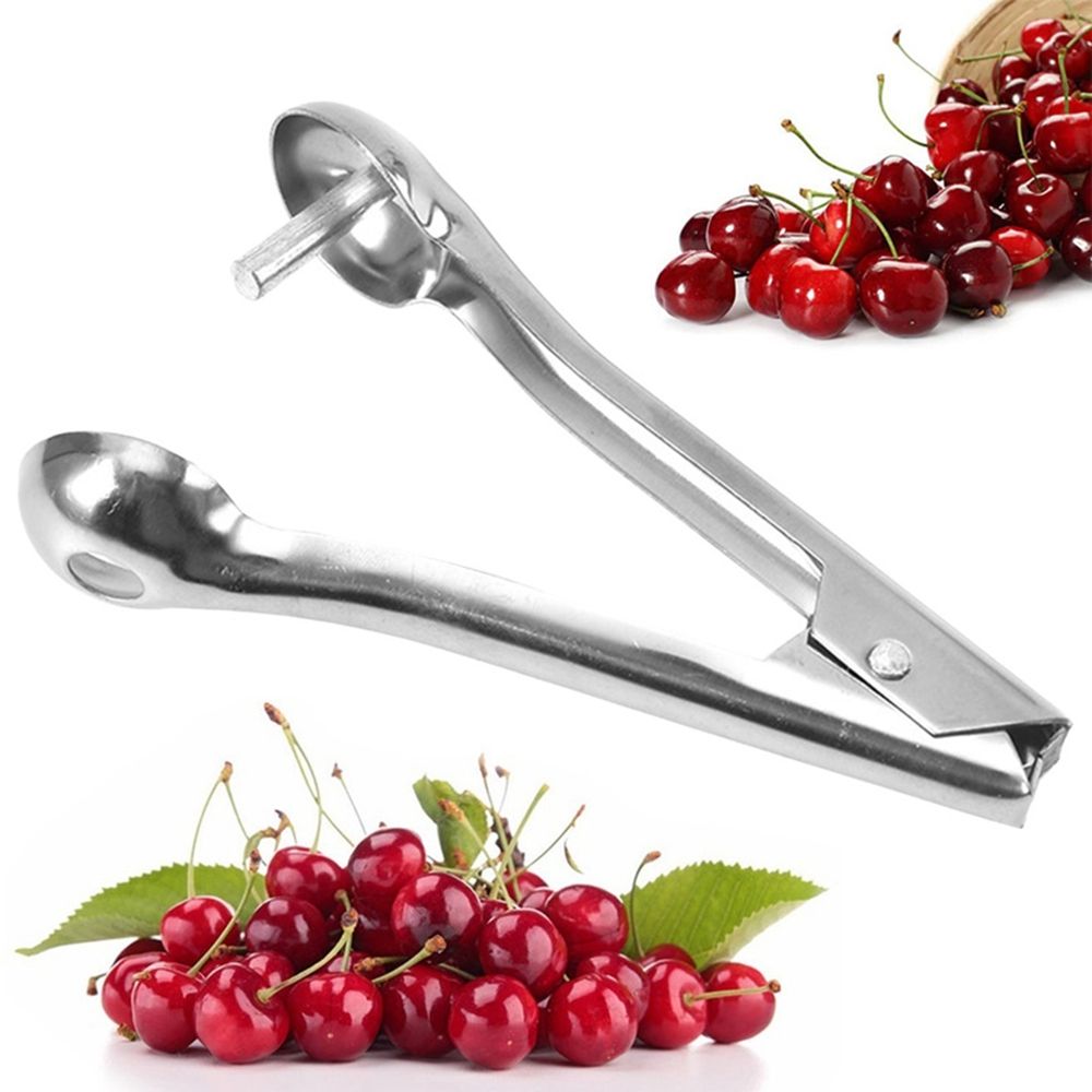 Cherry Pitter Multi-Function Fruit Corer and Pitter Remover Portable Olive and Cherry Pitter Tool Hawthorn Jujube and Red Date Cherry Suitable for Home Kitchen 
