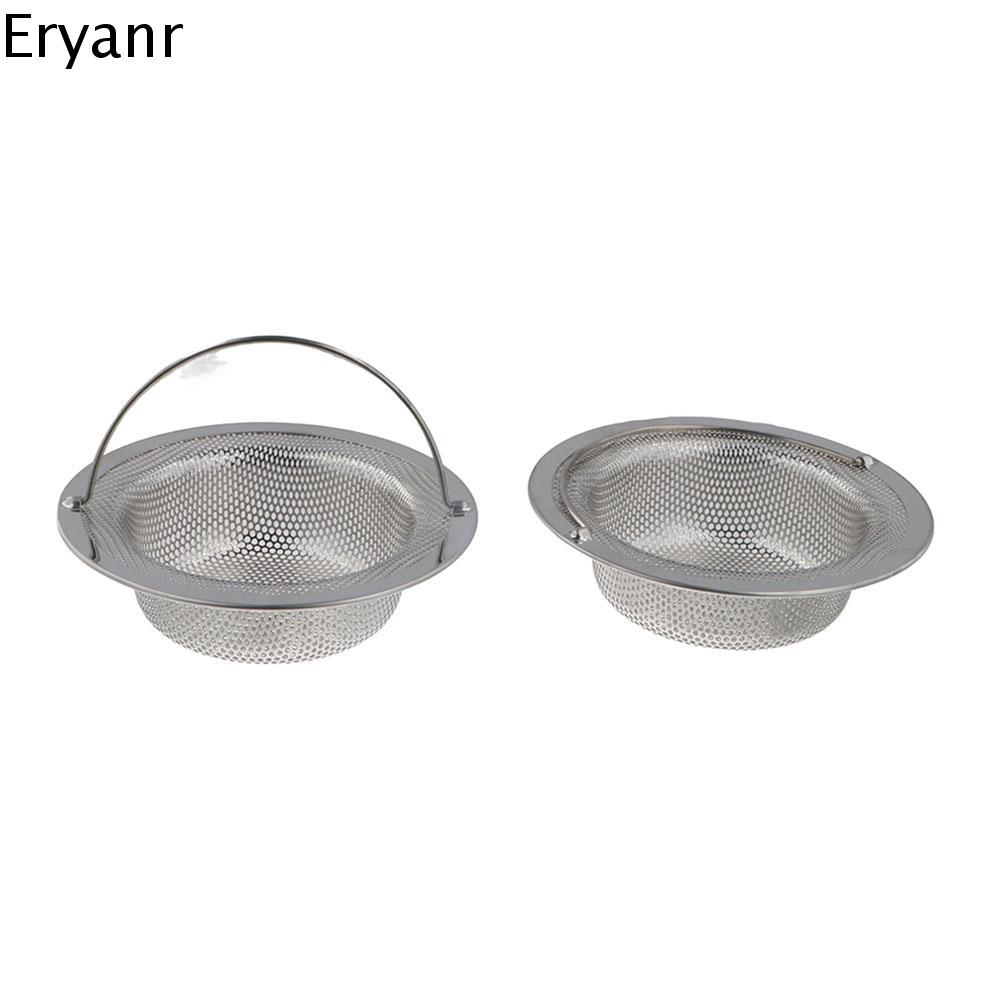 ERYANR Phòng tắm Nhà Thép không gỉ Lưới tốt Lọc Colander Bộ lọc nước xả bồn rửa Nút chặn chất thải Người bắt giỏ