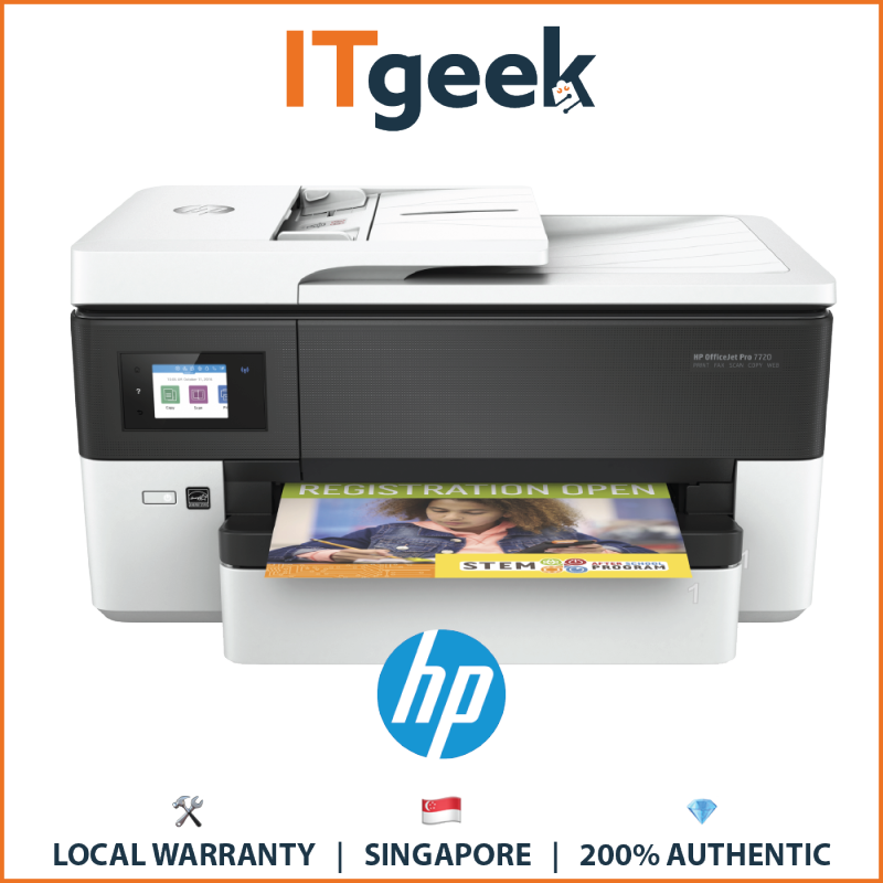 (Express Delivery) HP OfficeJet Pro 7720 Wide Format All-in-One Printer Singapore