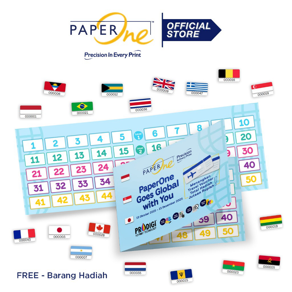 [Barang Hadiah] Stiker Voucher Travel Harga 999,999 rupiah*Gratis Ongkir