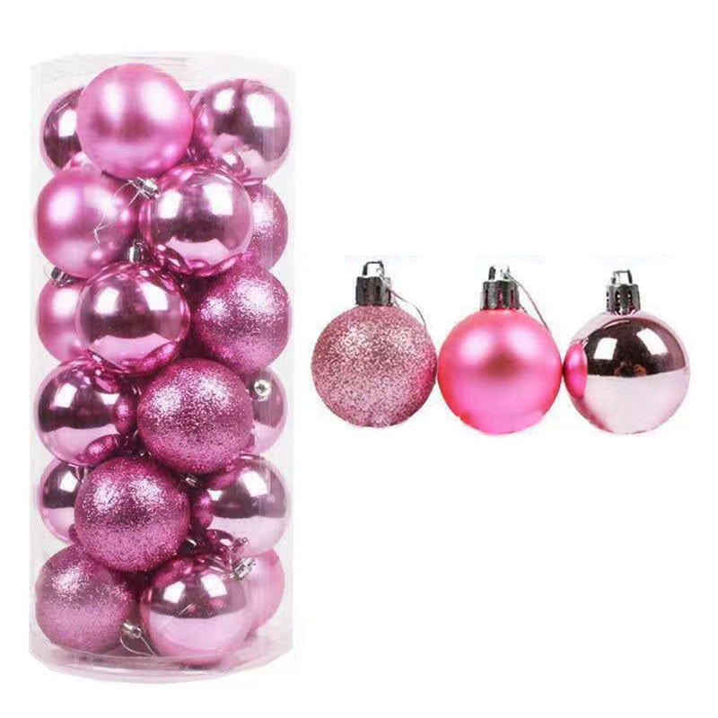Bóng trang trí giáng sinh 24pcs trang trí Giáng sinh đồ trang trí cây giáng sinh và đồ trang trí bóng trang trí Giáng sinh đồ trang trí đồ trang trí cây giáng sinh cho bữa tiệc