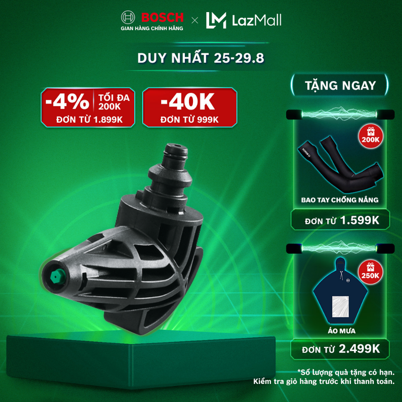 Đầu phun 90° Bosch Aquatak