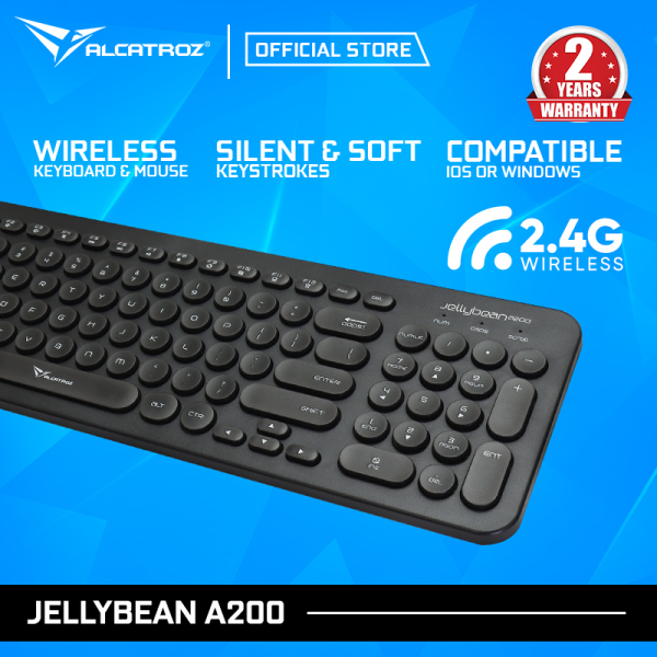 Alcatroz 2.4G Wireless keyboard JellyBean A200 Singapore