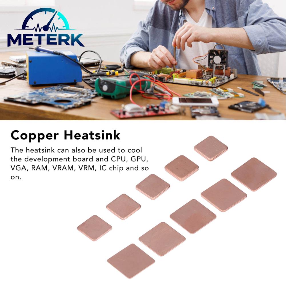 Meterk ชุดฮีทซิงค์ 401W/mK ระบายความร้อนอย่างรวดเร็ว ติดตั้งง่าย แผ่นทองแดง ใช้งานได้หลากหลายพร้อมกล่องเก็บของสำหรับ GPU VGA RAM - ยี่ห้อ Meterk ราคา 740 บาท*ส่งฟรี