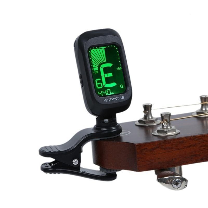 Xách tay Acoustic Bộ điều chỉnh ghi ta Chromatic Bộ chỉnh âm kỹ thuật số màn hình LCD Tuner cho dân gian người yêu âm nhạc