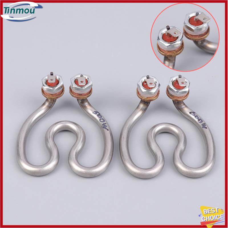 【Tinmou】🌟🌟【Hot Sale】🎈 500W 600W 220V Ấm đun nước điện không gỉ yếu tố làm nóng móng ngựa nước điện ống nhiệt cho máy pha cà phê - 3