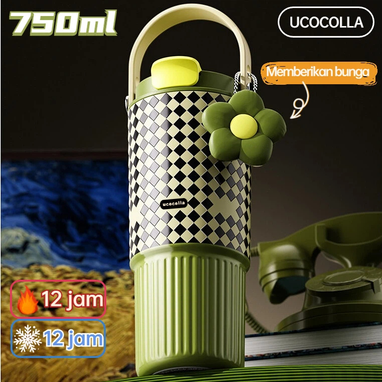 Ucocolla 750Ml/25Oz Artist Series Stainless Sus 316 Tumbler Vacuum Portable/Thermos Large Drinking Bot…