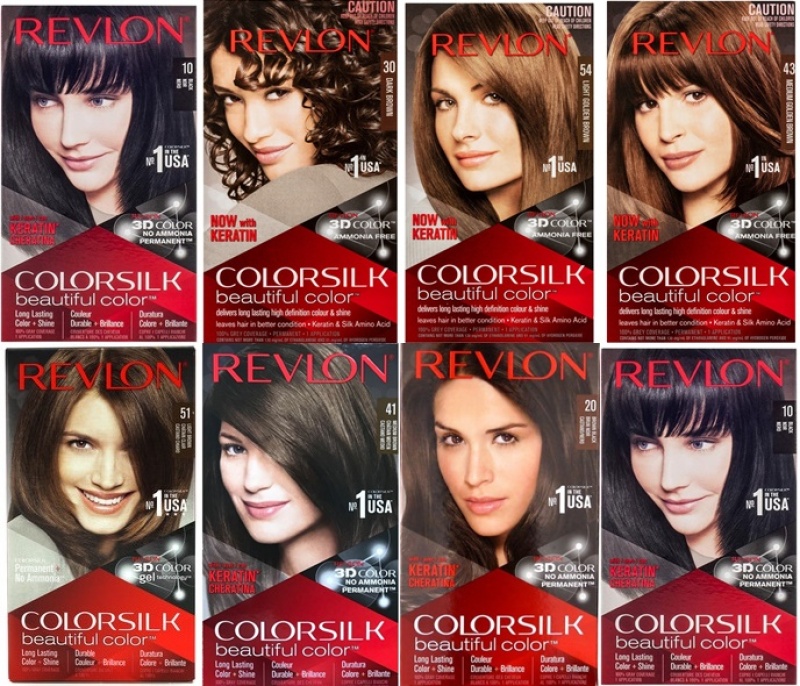 Buy Revlon Colorsilk x3 Hair Dye 130ml Medium Light Dark Golden Soft Brown Black Singapore