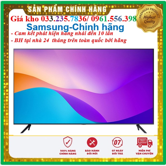 Smart Tivi Samsung 43 Inch 4K UHD UA43AU7000KXXV - Mới 100%