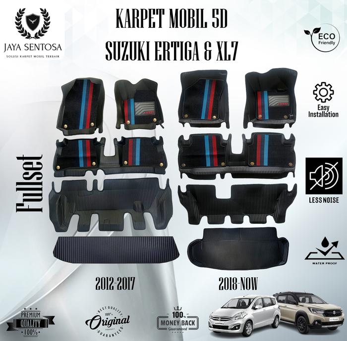 KARPET MOBIL XL7/ERTIGA 2012-2023+KESET KARPET 7D 3 BARIS-Sukses Gemilang21 Harga 984,000 rupiah*Gratis Ongkir