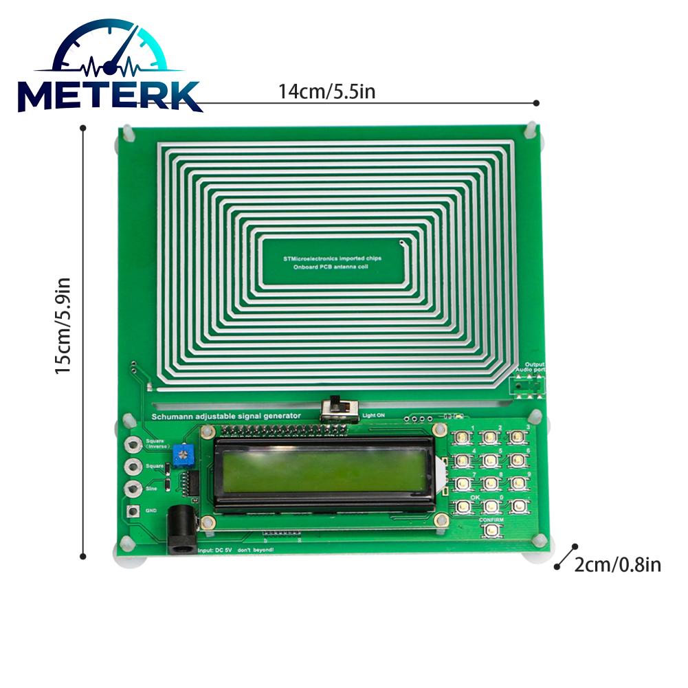 Meterk 7.83Hz Schumann Waves Resonance Generator 0.1hz-100000hz ปรับ Sine Wave Resonance Ultra-low Frequency Pulse เสียง Resonator อินเทอร์เฟซ USB ราคา 688 บาท*ส่งฟรี