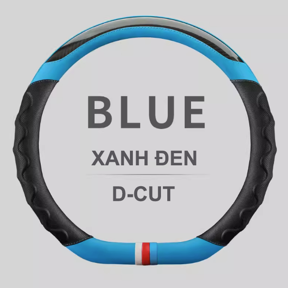 •Bọc Vô Lăng Kiểu Dáng 3 Sọc Thể Thao, Bọc Vô Lăng Dcut Thể Thao VinFast VF3, VF5, VF6, VF7, VF8, VFe34 size 34 - 38cm