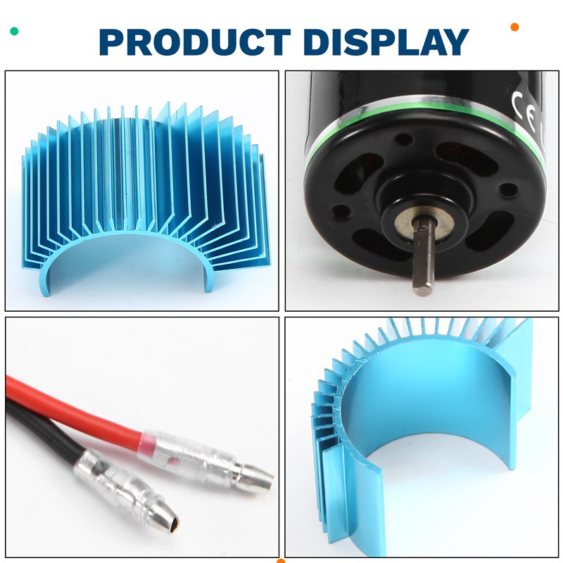 540 20T-45T Waterproof Brushed Motor for 1:10 RC Car Crawler SCX10 Kypsho Gen8 - 3