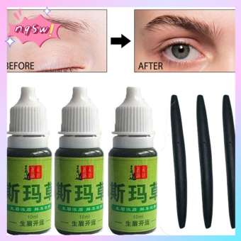 NQSW Cỏ usma Dung dịch mọc lông mày 10ml Nuôi dưỡng Dung dịch nuôi dưỡng tăng trưởng lông mi Chăm sóc tóc Chất lỏng Dung dịch tăng trưởng lông mi Lông mi