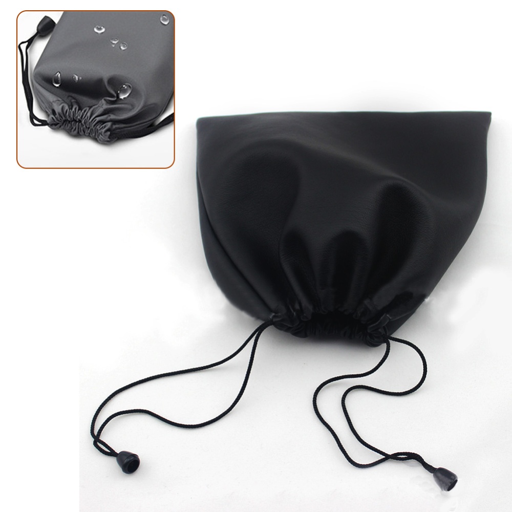 【Trending】 Pu Headphones Bag Black Large Storage Carry Bags Case For Big Headband Earphones Waterproof Protective Case