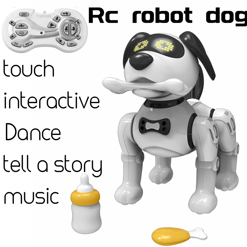 Chú Chó Robot Nhảy Múa Điều Khiển Từ Xa Cảm Ứng Bằng Giọng Nói Vui Nhộn