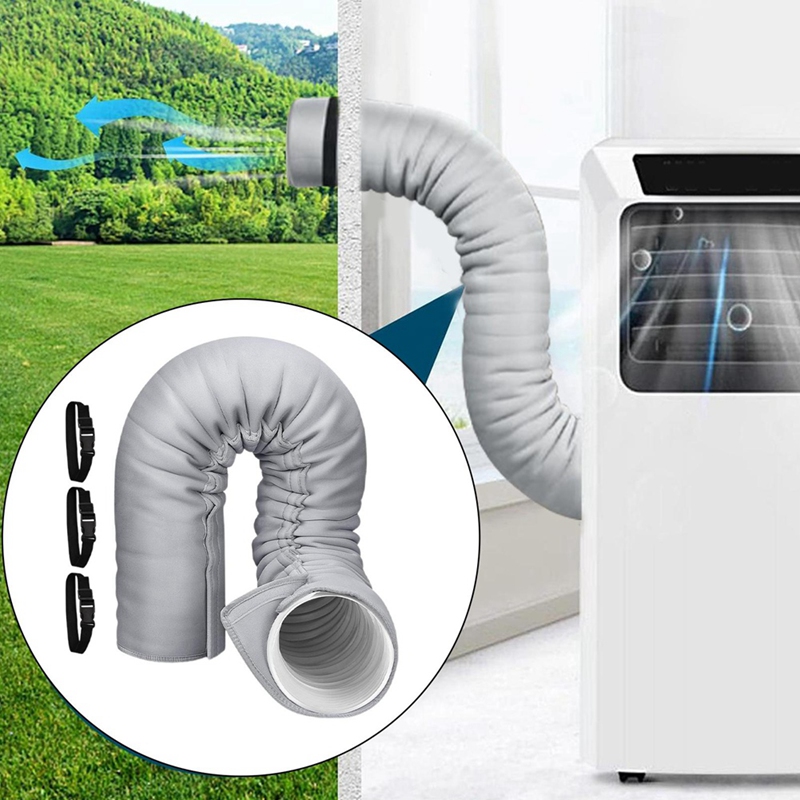 [Waanon]For Air Conditioning Hose Exhaust Tube Dust Heat Insulation Protective Cover Accessories for Air Conditioner Hose