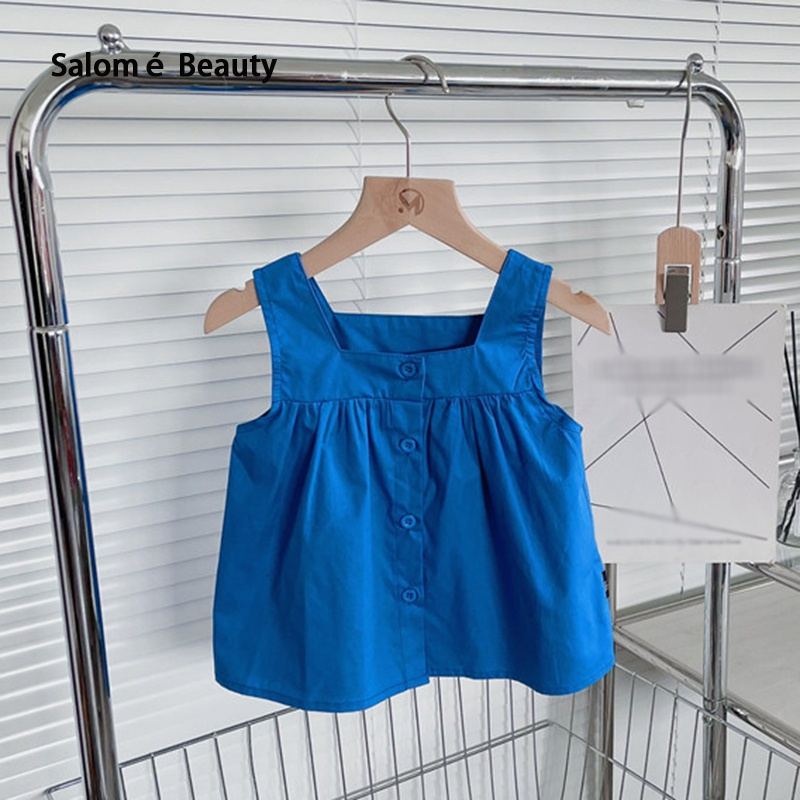 Salomé Beauty Summer Korean double line princess dress, suitable for girls ราคา  166 บาท*ส่งฟรี