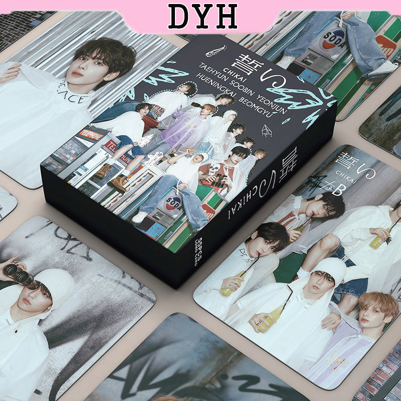 TXT LOMO Card Set 55 Tấm Thẻ Ảnh CHIKAI Hình Nhóm Nhạc KPOP