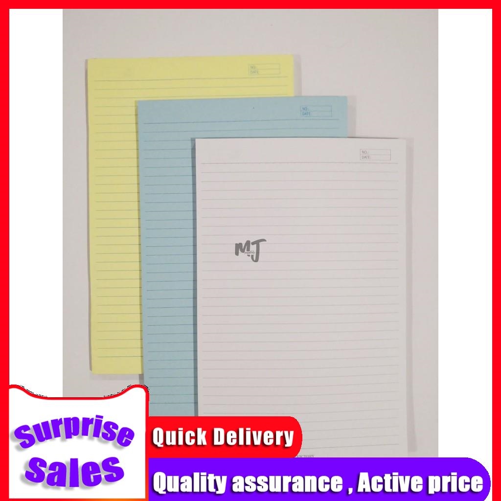 Colored Business Pad (5 single colors & rainbow)