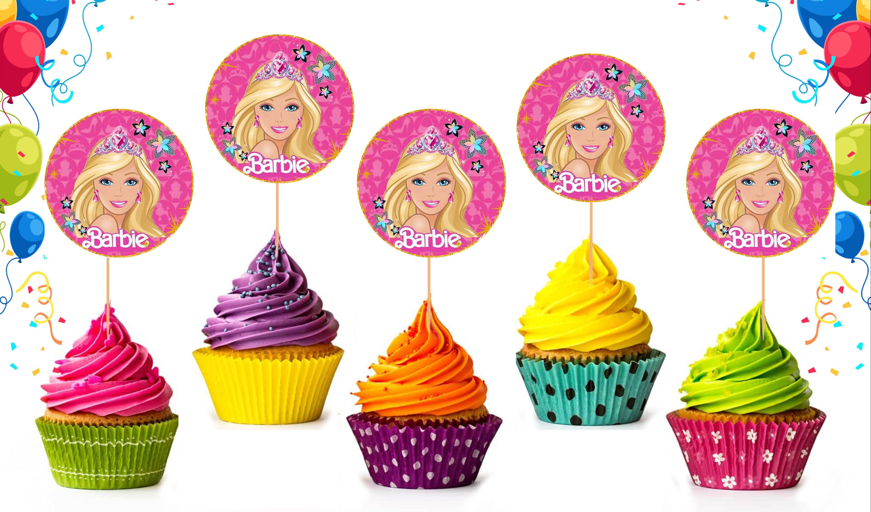 barbie cupcake kit