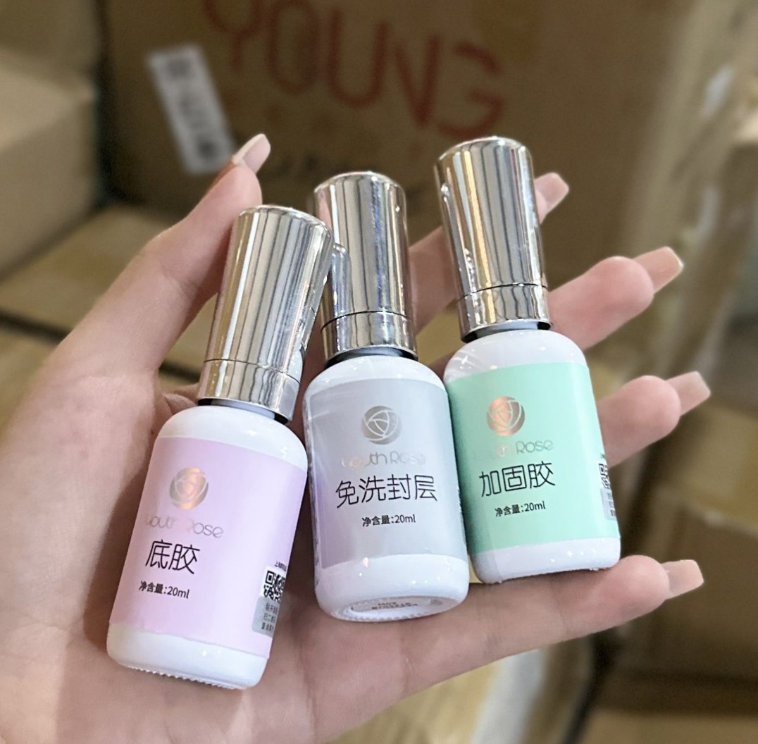 Base Top Hoa Hồng 20 ml Cứng móng youth rose Hàng Chính Hãng