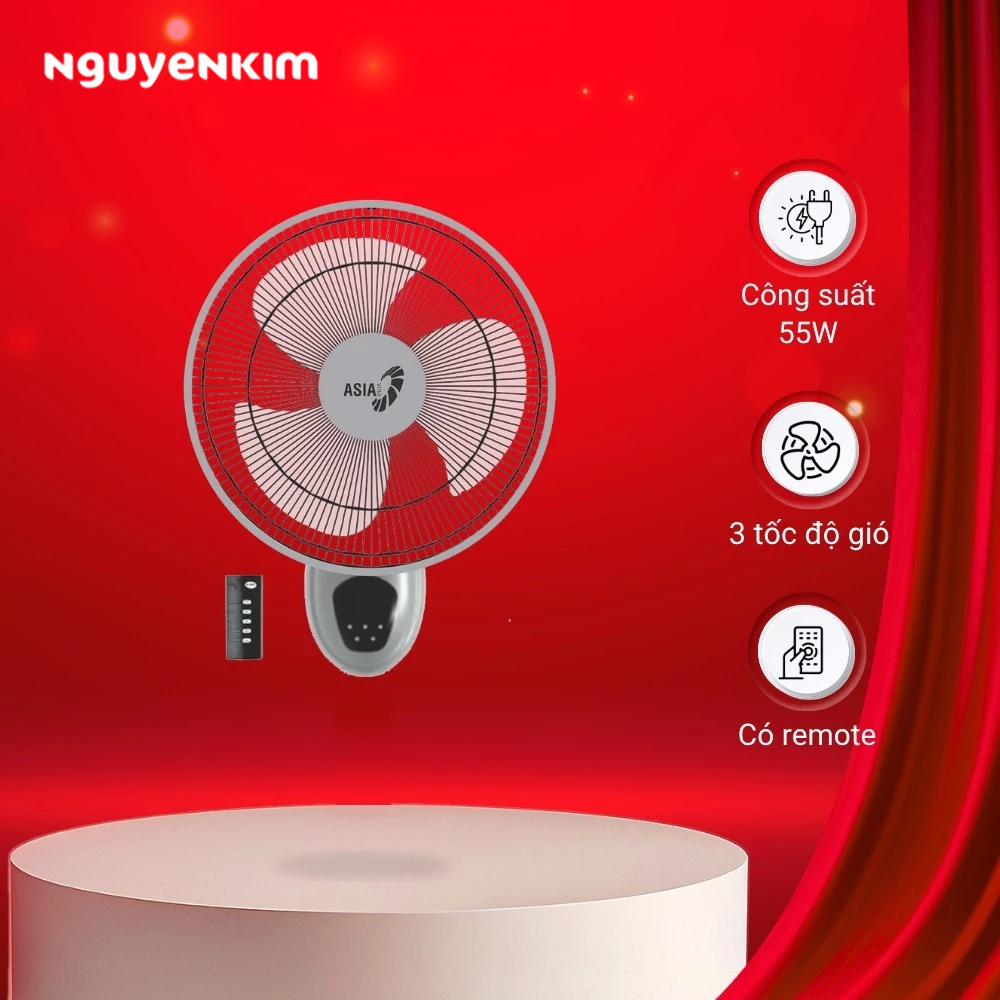 Quạt treo Asiavina VY377990 Xám