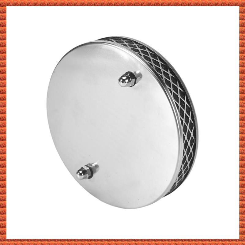 S3Car Chrome Pancake High Air Air Filter for All 1.25 Inch SU HS2 Carburettors 14X3cm