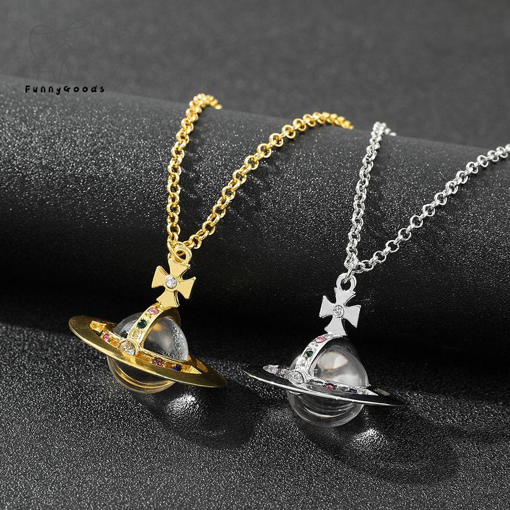 2-3pcs 3d Saturn Pendant Necklace For Women - Anime Nana Cool Girl Punk  Saturn Planet Necklace Gothic Jewelry Birthday Gifts | Fruugo ZA