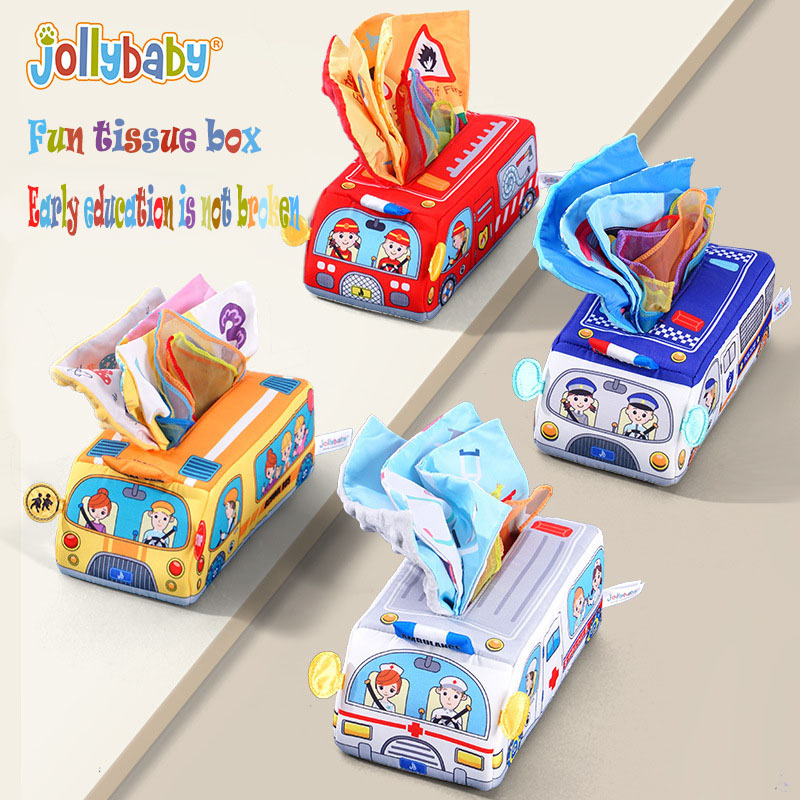 Jollybaby Baby Fabric Tissue Can Not Tear Toys 0