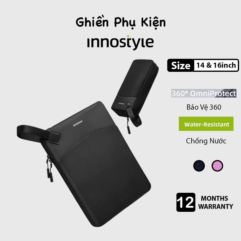 Túi Chống Sốc Innostyle USA Guardiantech Kèm Túi Phụ Kiện For Macbook 14/15/16inch