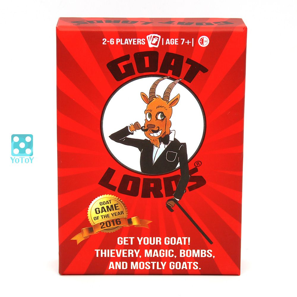 Trò chơi thẻ bài Goat Lords Game – boardgame Chúa tể của những chú dê bản tiếng Anh