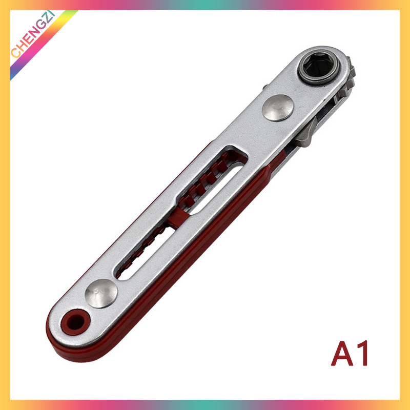 CHENGZI Mini Ratchet cờ lê tuốc nơ vít 1/4 inch ổ đĩa ổ cắm Hex screwdriver bit dual-ổ đĩa đầu Ratchet cờ lê công cụ với hai người đứng đầu