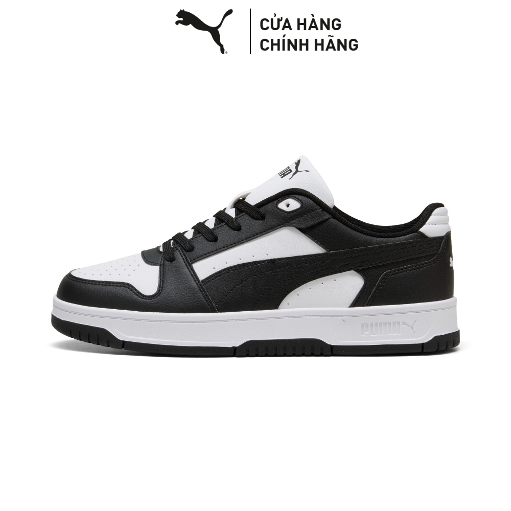 Giày Thể Thao PUMA Unisex Rebound Slam Lo Black-White Màu Đen