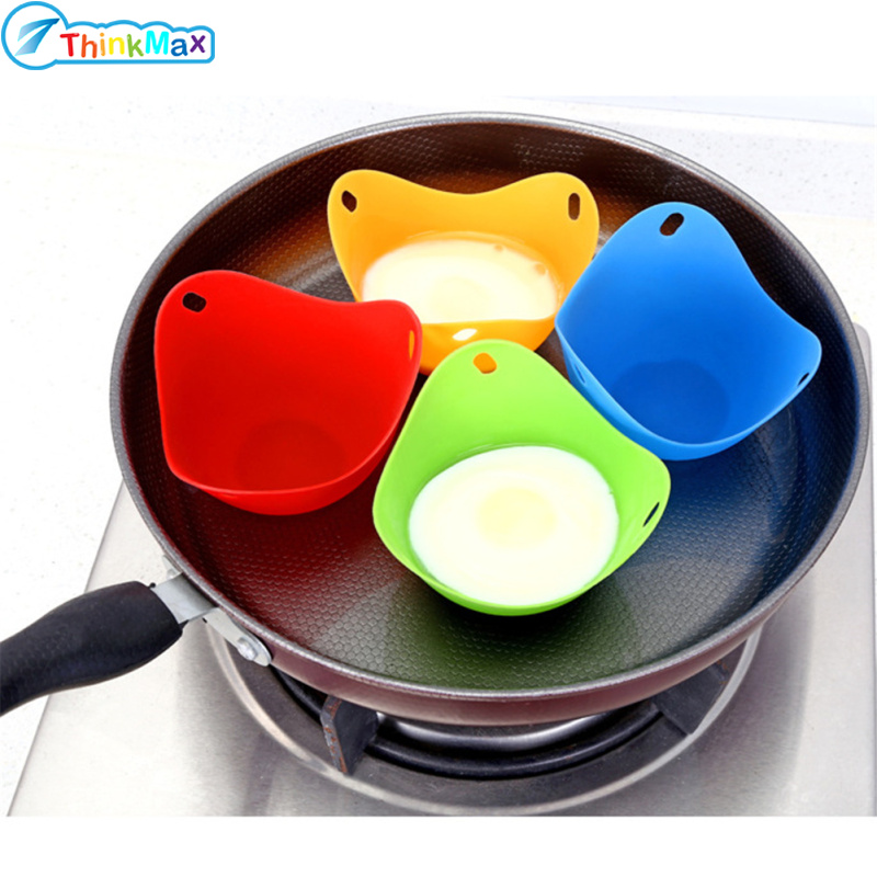 Food Grade Silicone Safe Egg Tray non-stick Egg Cooker Boiler Kitchen Tool ราคา 17 บาท*ส่งฟรี