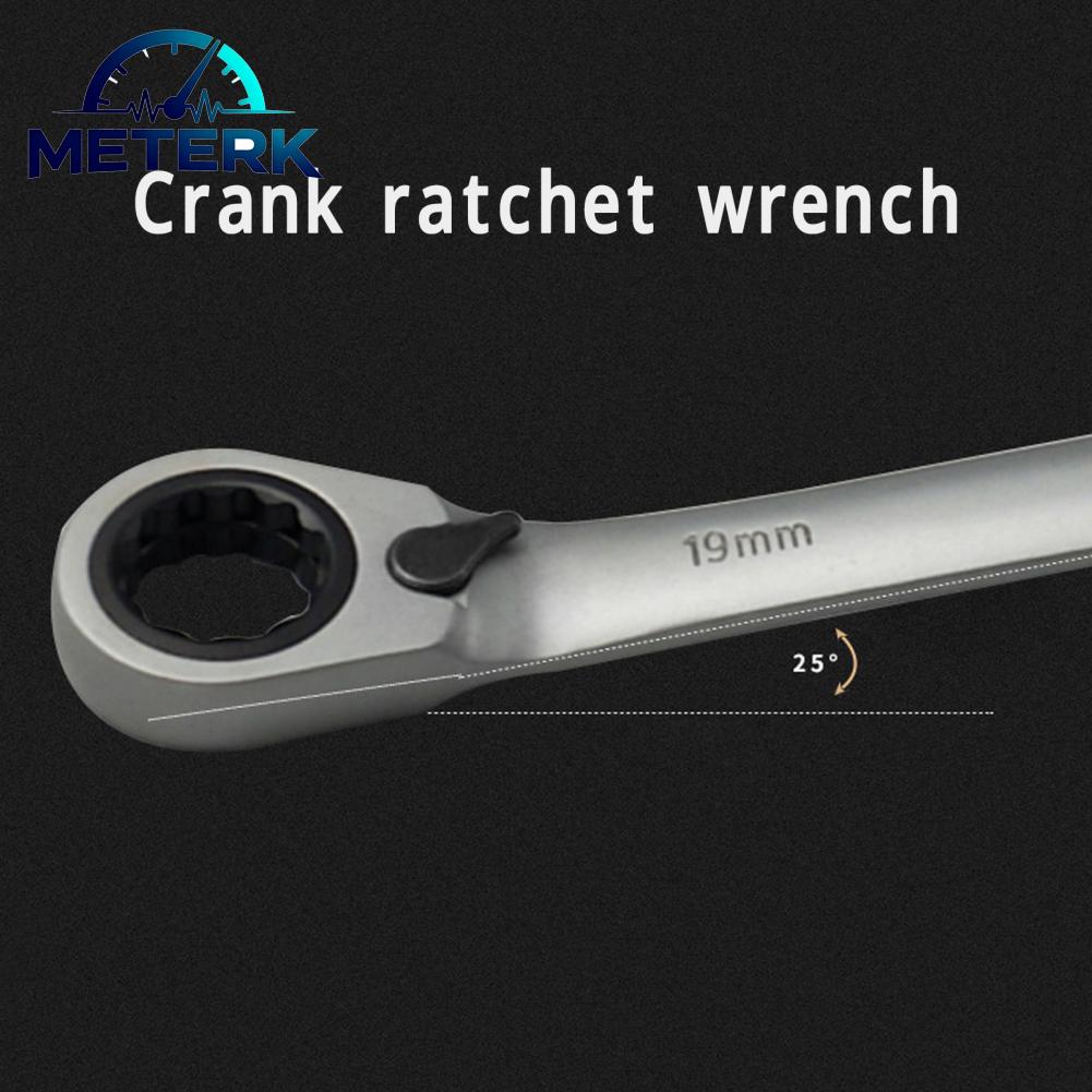Meterk Multi Functional Torsion Wrench Set Metric 72 Tooth Ratchet Wrench Set CW CCW Labor Saving Cr V Steel Complete for Automotive Applications Giá 699,000 Đồng*Miễn phí vận chuyển