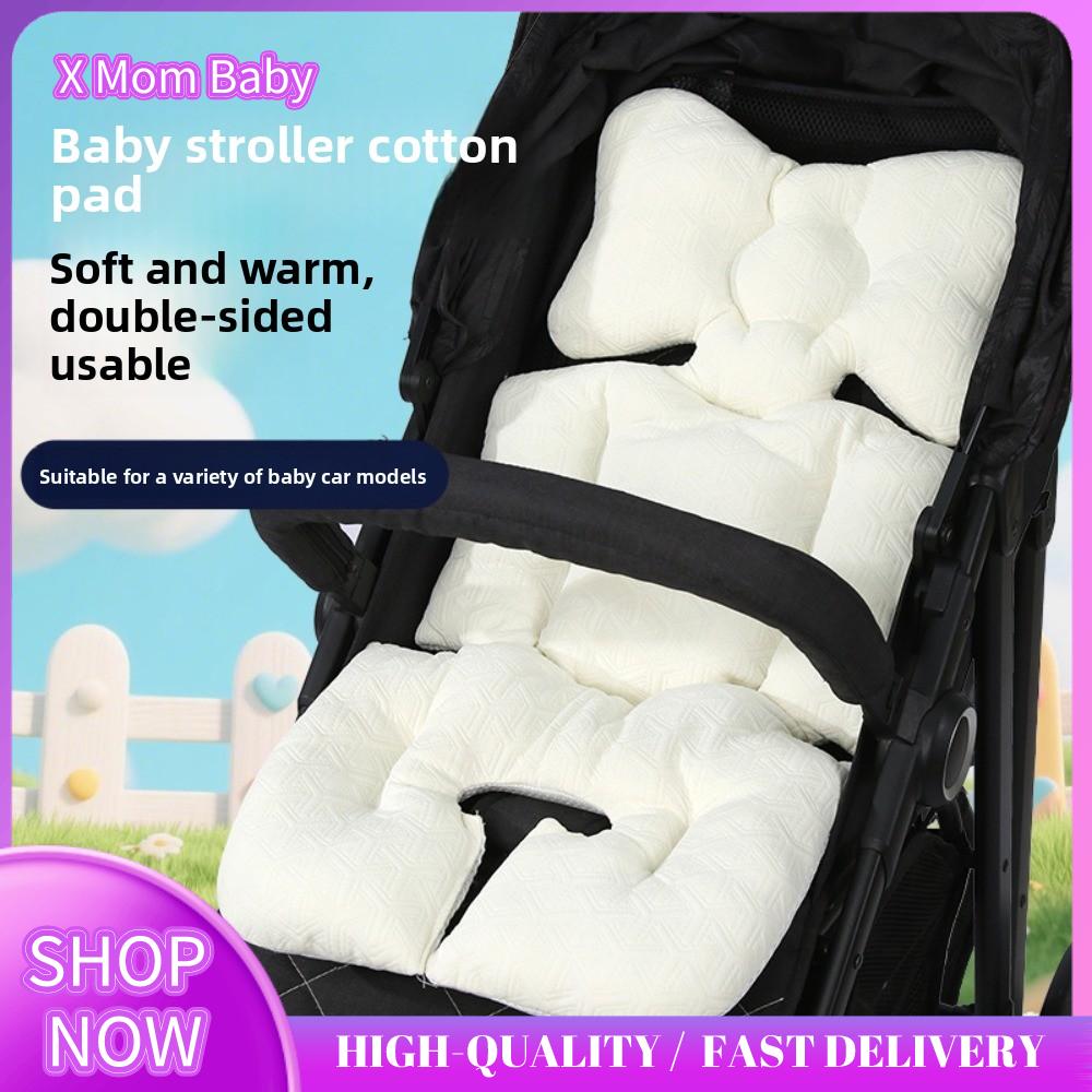 X MOM BABY Dày hơn Đệm bông cho xe đẩy em bé Đệm Thoải mái Đệm ghế cho bé  Thoáng khí Đệm hỗ trợ xe đẩy dành cho xe đẩy em bé, xe đẩy mua sắm và các hoạt động ngoài trời