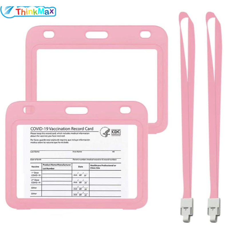 Portable Vaccination Card Protective Sleeve Plastic Transparent Card Case ราคา 21 บาท*ส่งฟรี