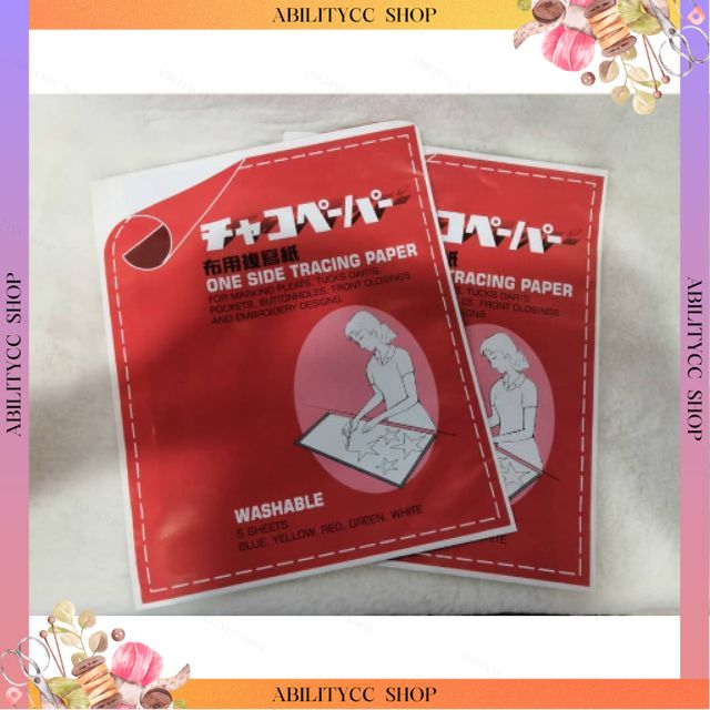 One side tracing paper (5pcs / bag)/ cabon paper / ketas kapur